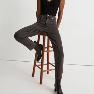 Madewell The Perfect Vintage Jean Black Denim Size 27